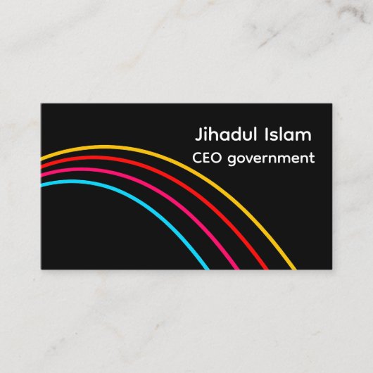 Personalized Modern Professional Business Card  名刺 (正面)