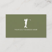 Personalized Modern Professional Golf 名刺 (正面)