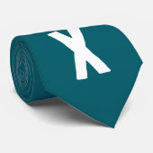 Personalized modern random style Blue white chic ネクタイ (ロール)