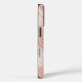 Personalized Modern Rose Quartz Marble Gold Case-Mate iPhoneケース (裏面 / 右)