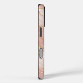 Personalized Modern Rose Quartz Marble Gold Case-Mate iPhoneケース (裏面 / 右)