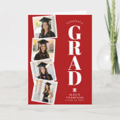 Personalized Modern School College Graduation  カード (正面)
