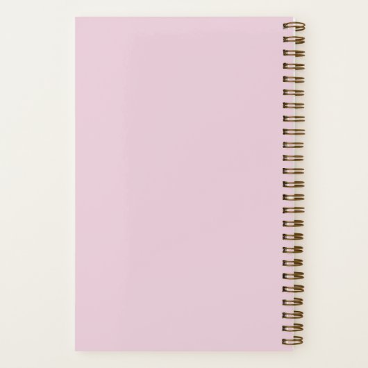 Personalized Modern Sermon Church ノートブック (裏面)