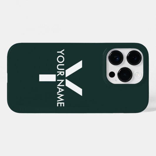 Personalized Modern Stylish Trendy  Case-Mate iPh Case-Mate iPhoneケース (裏面 (横))