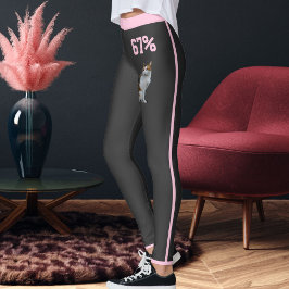 Personalized Modern Trending Pet Lover Cat Mom 67 レギンス