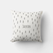 Personalized modren Boho kids Pillow  クッション (正面)