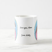 Personalized Mom and Baby Mothers Day gift  コーヒーマグカップ (中央)