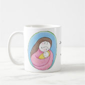Personalized Mom and Baby Mothers Day gift  コーヒーマグカップ (左)