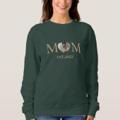 Personalized mom and dad photo sweatshirt, custom  スウェットシャツ (正面)