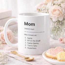 Personalized Mom Definition Photo Mug コーヒーマグカップ