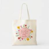Personalized Mom Est Tote Bag Meaningful Gift トートバッグ (正面)