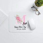 Personalized Mom Initial Mousepad マウスパッド