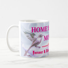 "Personalized 'Mom is Home' Floral Mug"2026 コーヒーマグカップ