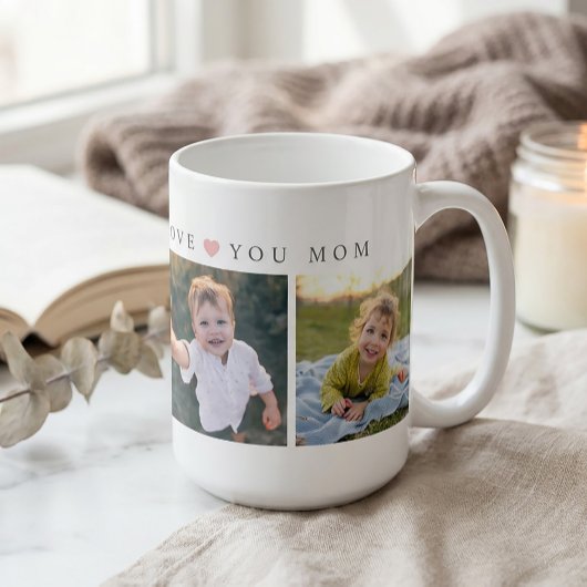 Personalized Mom Love You コーヒーマグカップ