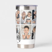 Personalized Mom Photo Collage Mother 保温保冷タンブラー (左面)