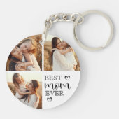 Personalized Mom Photo | Cute Family Keepsake キーホルダー (裏面)