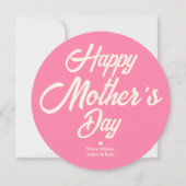 Personalized Mom Photo Mother’s Day Card (正面)