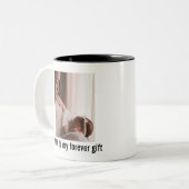 Personalized Mom Photo Mug, Custom Mother’s Day  ツートーンマグカップ (正面左)