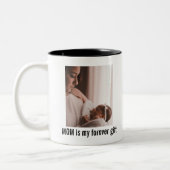 Personalized Mom Photo Mug, Custom Mother’s Day  ツートーンマグカップ (左)