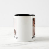 Personalized Mom Photo Mug, Custom Mother’s Day  ツートーンマグカップ (中央)