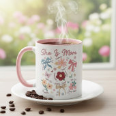Personalized Mom Photo Mug Cute Design マグカップ
