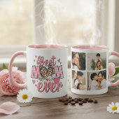 Personalized Mom Photo Mug Cute Design マグカップ