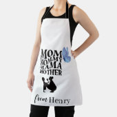 Personalized Mom Typography Apron エプロン (インサイチュ)