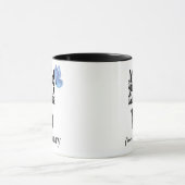 Personalized Mom Typography Mug マグカップ (中央)