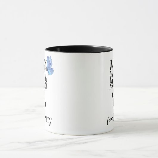 Personalized Mom Typography Mug マグカップ (中央)