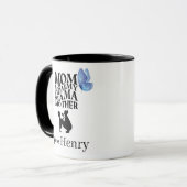 Personalized Mom Typography Mug マグカップ (正面左)