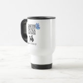 Personalized Mom Typography Travel Mug トラベルマグ (正面左)