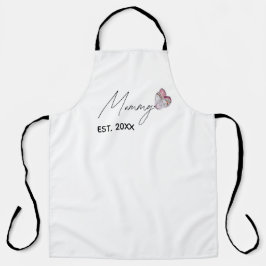 Personalized Mommy EST. Year Apron Gift For Mother エプロン