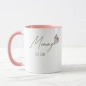 Personalized Mommy EST. Year Mug for Mother's Day  マグカップ (左)