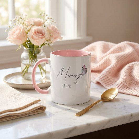 Personalized Mommy EST. Year Mug for Mother's Day  マグカップ