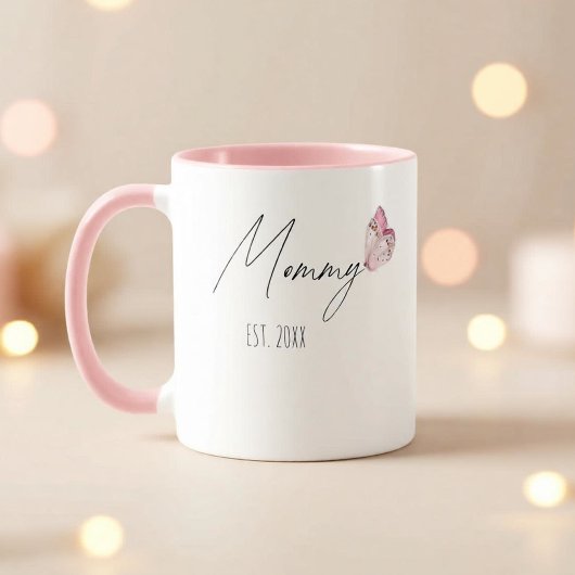 Personalized Mommy EST. Year Mug for Mother's Day  マグカップ