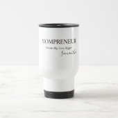 Personalized Mompreneur – Custom Gift トラベルマグ (中央)