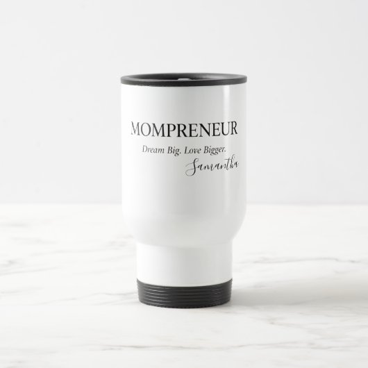 Personalized Mompreneur – Custom Gift トラベルマグ (中央)