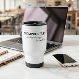 Personalized Mompreneur – Custom Gift トラベルマグ