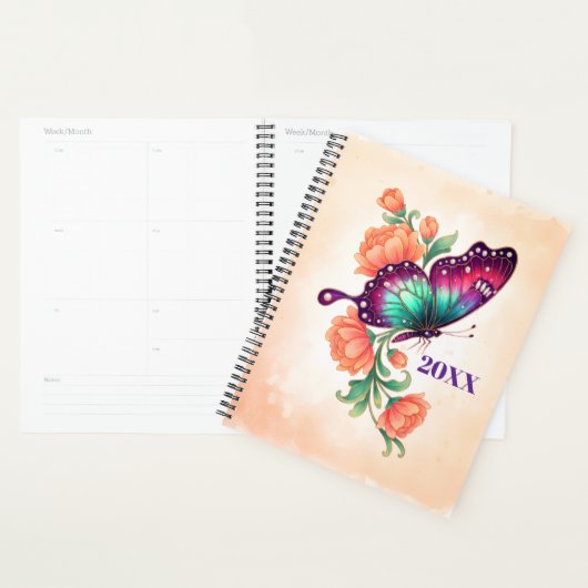 Personalized Monarch Butterfly 2026 Planner プランナー手帳 (ディスプレー)