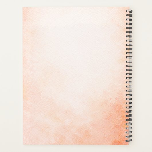 Personalized Monarch Butterfly 2026 Planner プランナー手帳 (裏面)