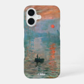 Personalized Monet Art Gift For Her iPhone 16ケース (裏面)