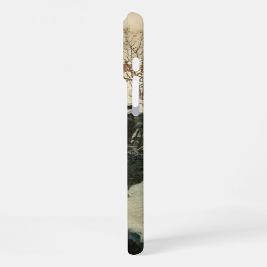 Personalized Monet Landscape iPhoneケース (左側面)