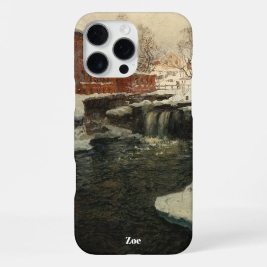 Personalized Monet Landscape iPhoneケース (裏面)
