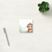 Personalized Monkey Safari Sticky Notes ポストイット (オフィス)