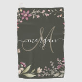 Personalized Monogram  ゴルフタオル (正面)