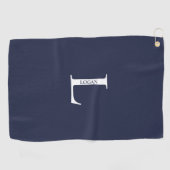 Personalized Monogram and Name Golf Towel ゴルフタオル (横)