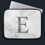 Personalized Monogram and Name Laptop Sleeve ラップトップスリーブ<br><div class="desc">Personalized Monogram and Name Gifts
featuring personalized monogram and name in classic serif font style.</div>