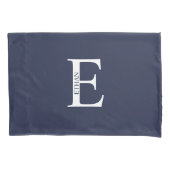 Personalized Monogram and Name Pillow Case 枕カバー (正面)