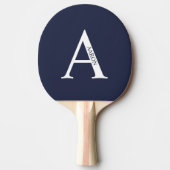 Personalized Monogram and Name Ping Pong Paddle 卓球ラケット (正面)