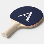 Personalized Monogram and Name Ping Pong Paddle 卓球ラケット (正面アングル)